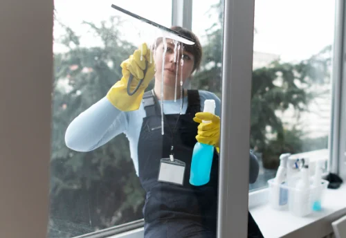 Nettoyage de vitres intérieures et extérieures à Bais